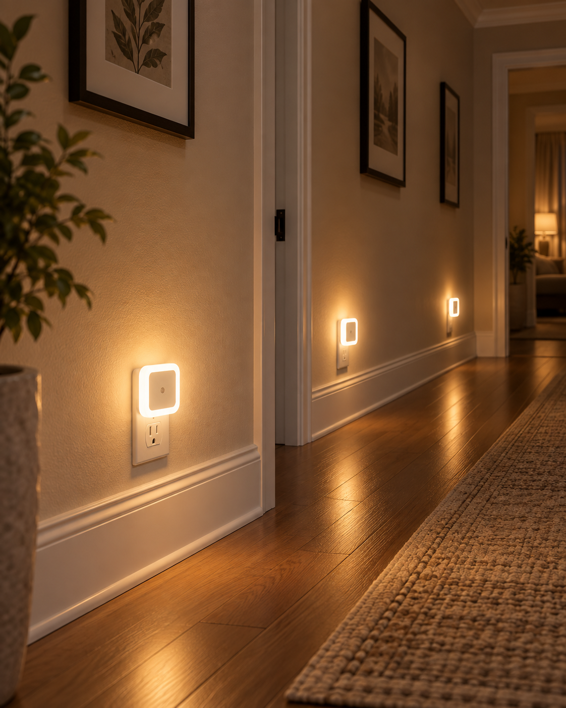 Renvera GlowSense Night Lights - 6 Pack